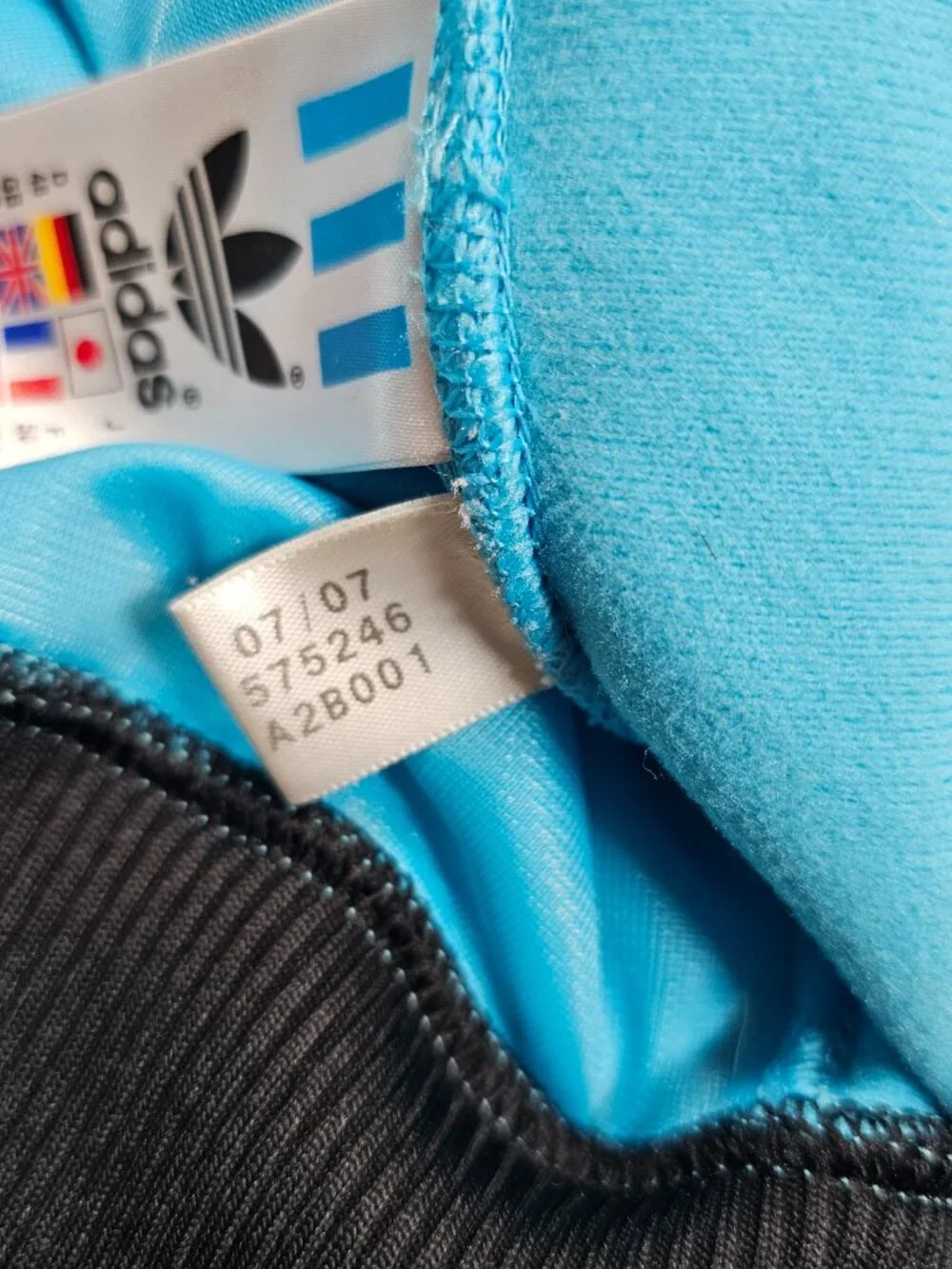 Adidas Originals Track Jacket Mens X-Large Blue Bahamas Soccer Full Zip Top 2007